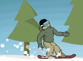 Downhill Snowboard