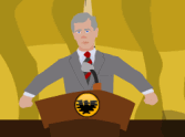 George Bush Shoedown
