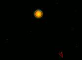Space Wars : Red Spaceship